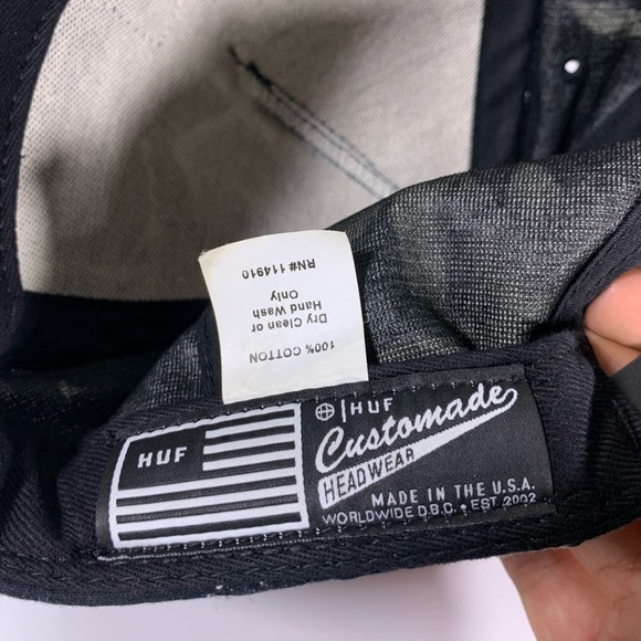 Huf floral all over print logo hat - Picture 9 of 9